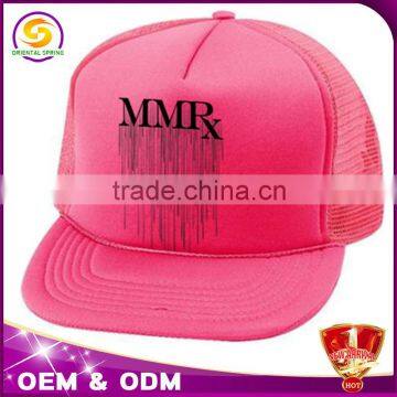 wholesale printed trucker mesh cap