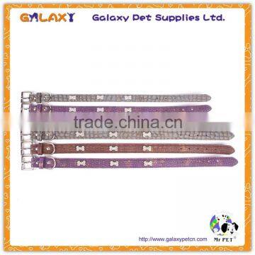 Wholesale Bling Pet Dog Training Collar, PU Leather Training Dog Collar photo-2