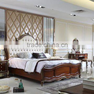 Princess Style solid teak wood bedroom furniture set