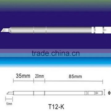 Tinning lead free long life replacement Hakko T12-K soldering iron tips use for Hakko soldering station