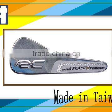 Fashionable Car Aluminum Sea Green Seashell Classical Brand Epoxy Sticker photo-5