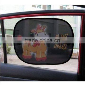 Foldable/pop up car side window shade