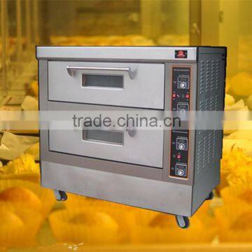 Sinochef Double decks Four trays Electric Bakery Oven/ Food Baking equipment for kitchen