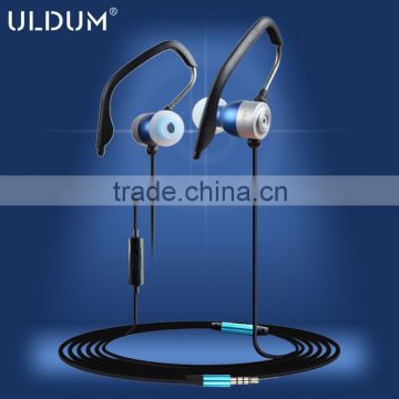 Hot sale hook in ear metal headphone for sport