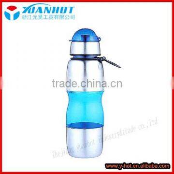 New shape plastic sport water bottle