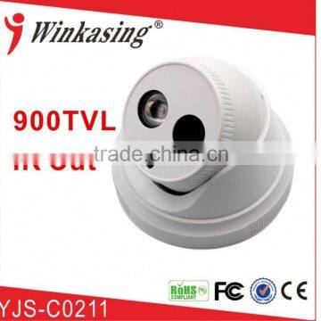 CCTV 15-20m IR security dome camera shenzhen analog cctv camera