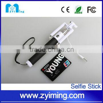 Zyiming factory wholesale folding selfie stick YM-Z07-6S selfie stick extendable baton for smart phone