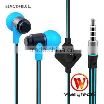 Wallytech WHF-116 Metal Earphones For Iphone For Samsung