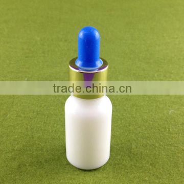 5ml white porcelain wholesale bottle with many type of caps and dropper for cosmetic/e liquid/e juice packaging