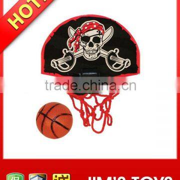 mini basketball board with skull logo