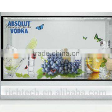 Richtech Transparent LCD Glass Display Cabinet With Video Advertising photo-6