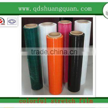 500mmx300mx20mic LLDPE stretch film black