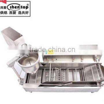 Shentop automatic donut fryer commercial electric industrial fryer 304 stainless steel STPJ-550R automatic donut fryer