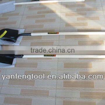 types of steel shovel with wooden handle S518L and S519L