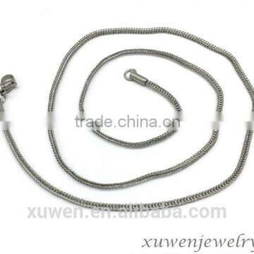 Foxtail Stainless Steel Twisted Link Roll Jewelry Chain photo-3