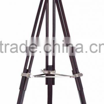 1026-1 adjustable spotlight style unique An adjustable head Director's Chrome and Espresso Tripod Floor Lamp