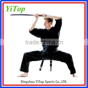 100% cotton comfortable black martial arts karate uniforms ,karate gi