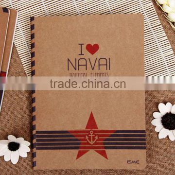 2014 Wholesale notebook of kraft paper cover