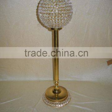 Gold crystal candelabra