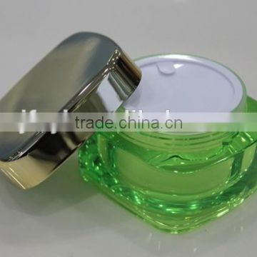 Acrylic plastic cosmetic packaging cream jar 15g 30g 50g