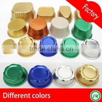 2014 new design different color aluminum foil pudding cup container manufacturer in guangzhou