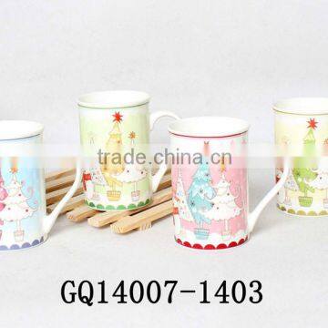 Christmas Promotional Gift Bone China Tea Cup 345ml High Quality for Korean photo-2