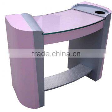 Beauty Salon Glass Vintage Manicure Table/ Superior Quality Nail Table photo-2