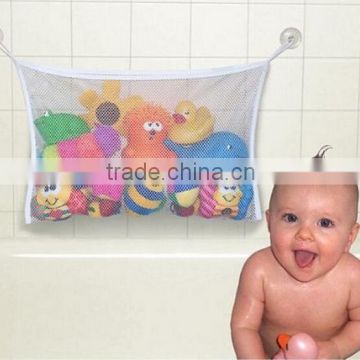 Foldable bathroom mesh bag /child bath toy storage air mesh bag