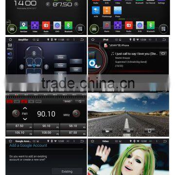 touch screen 4 core HD Bluetooth WIFI DAB+ 16GB 2 din car radios with navigation china