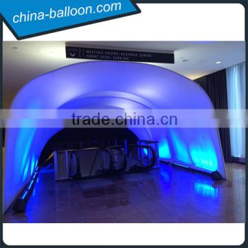 New design inflatable dome tent for cover/Changing color ground tent with LED for commercial promotional