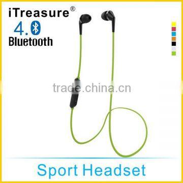 iTreasure 2015 new product Lastest 4.0 Handsfree long distance bluetooth headset