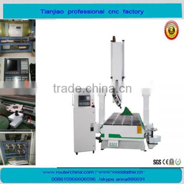 2015 HOT SALE HSD9kw 180 degree rotary syntec control 4 axis cnc router