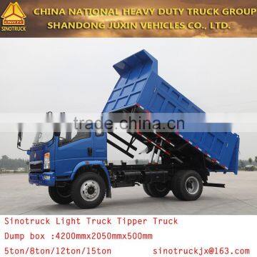 Light truck tipper truck sinotruck brand