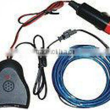 Car EL Wire With Sound Actived Kit Set