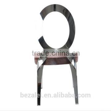 Fashion Hollow Out Stainless Steel Dining Chair