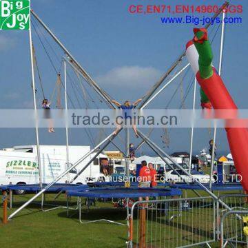 Professional Cheap High Quality Large Bungee Jumping Trampoline Retail