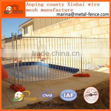 2400x2100 China Supplier Black Spear Top Temporary Steel No Dig Fence Panels