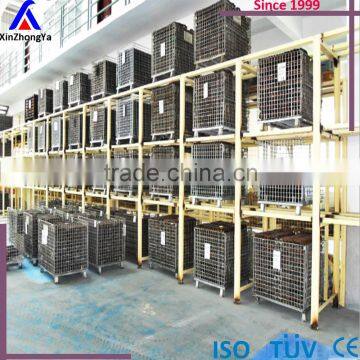 Folding Metal Storage Wire Mesh Steel Pallet Cage