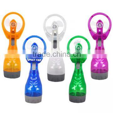 Mini cute personal camp hand held water fan cooling fan mist spray