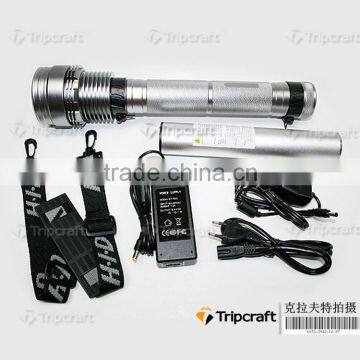 Top Quality !!! Hid flashlight torch,85W hid Xenon torch light 8500lm hid flashlight torch for outdoor hunting, camping