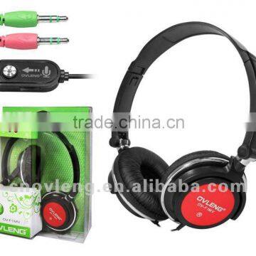 Cheap price ovleng computer headphone for retail store