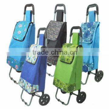 Portable Folding Wheel Handle Carrier Rolling Cart Tote shopping Bag