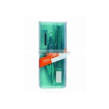 Green plastic box school Compass set