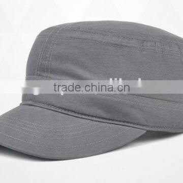 new design blank cotton twill military cap army hat flat cap wholesale