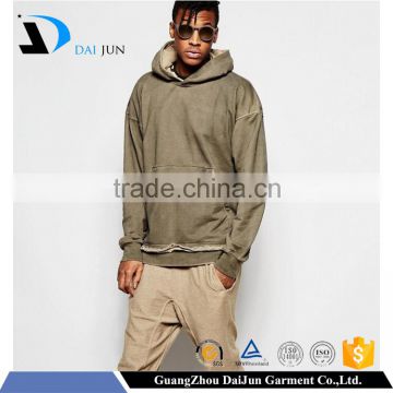 Daijun oem new design long sleeves collar in plain custom best price 100% cotton men xxxl hoodies wholesale