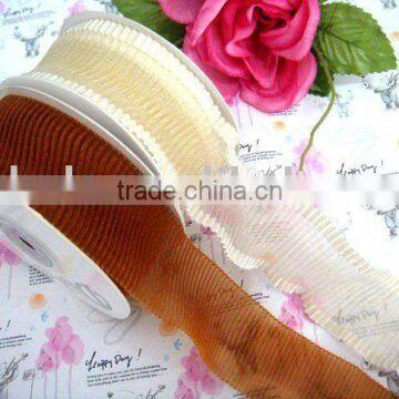 fold organza ribbon