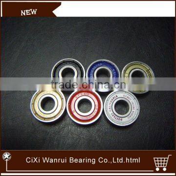 hot sale high speed and low noise chrome steel skateboard wheel bearings