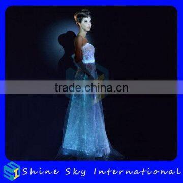 Top Level Hot Sell Attractive Led Luminous Wedding Dress