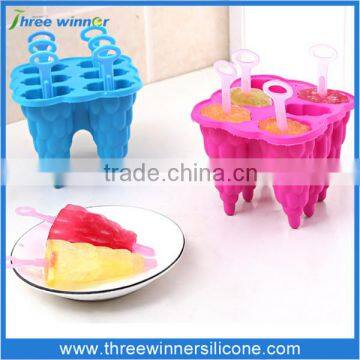 Fashion silicone ice cream mold wholesale popsicle maker