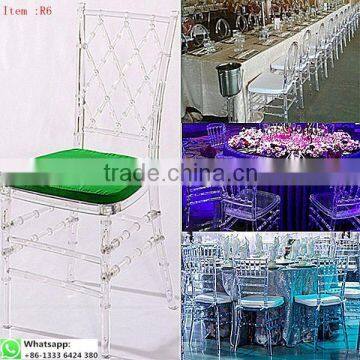 Chinese Factory acrylic chiavari chair crystal chair for event wedding